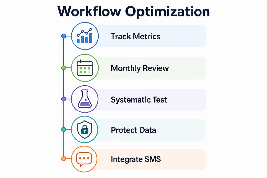 Infographic illustrating loyalty email workflow best practices