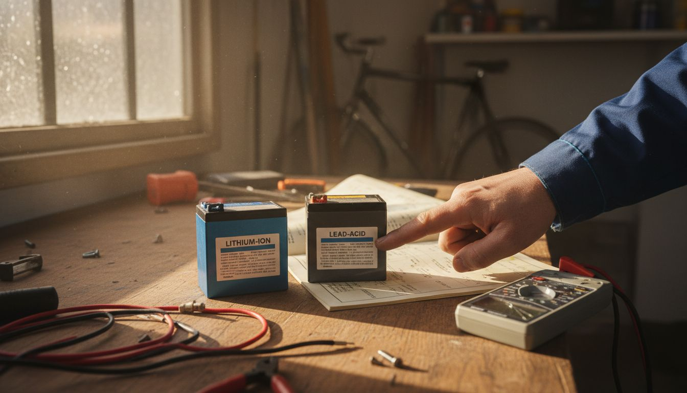 Solar battery types displayed for comparison