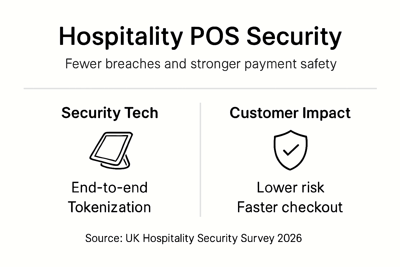 Infographic of POS security upgrades and impact