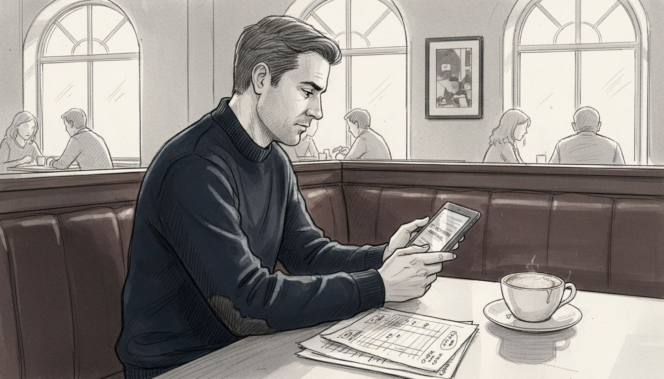 Manager configuring role permissions on tablet