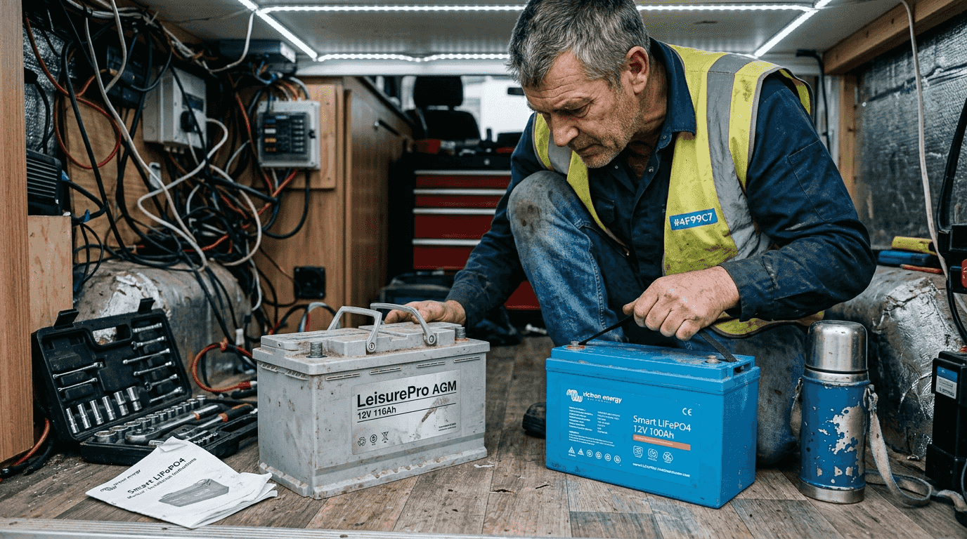 Mechanic compares lithium and AGM batteries