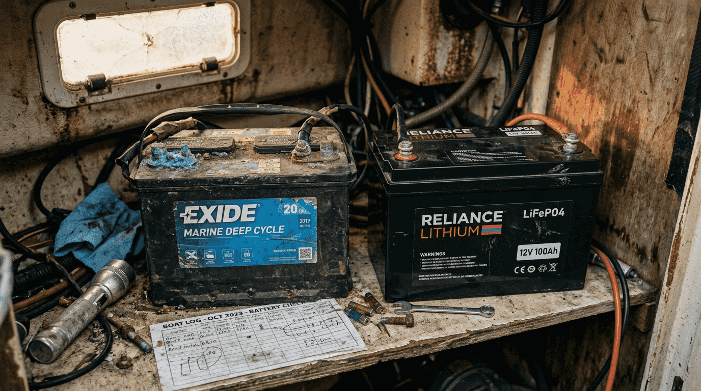 Lead-acid and lithium batteries compared