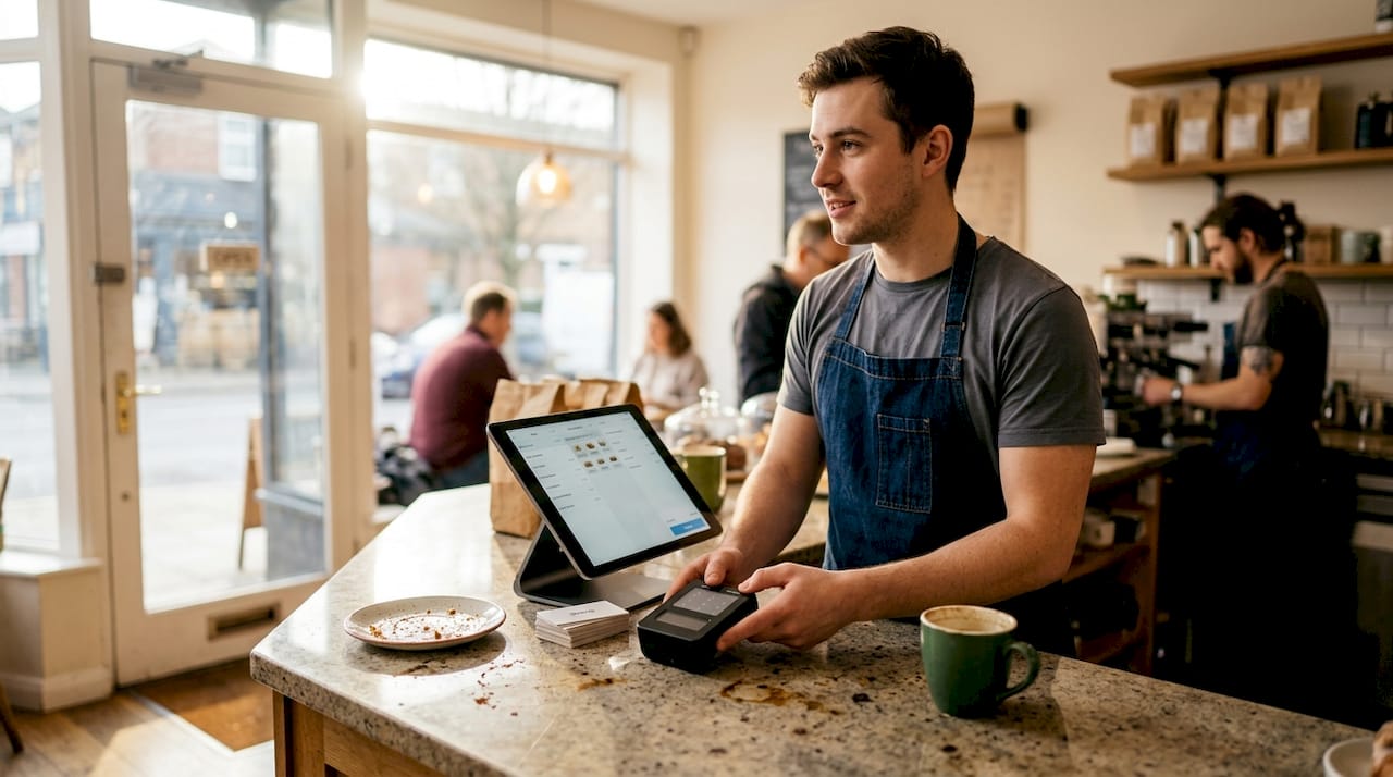 Small retailer using Square SumUp POS