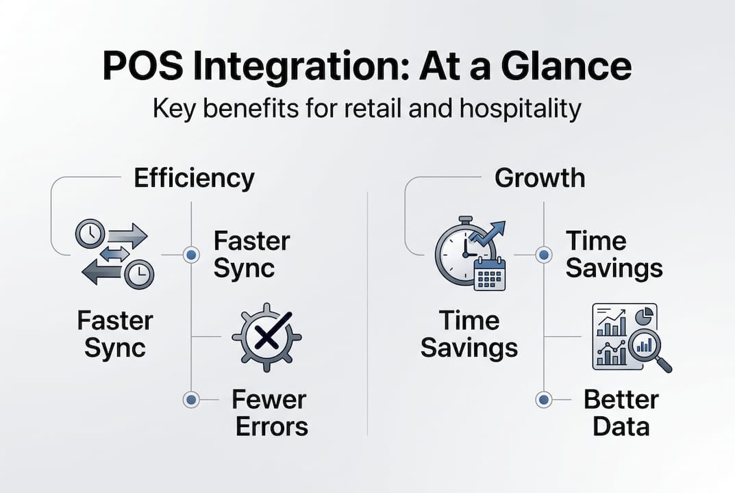 Infographic POS integration retail hospitality benefits