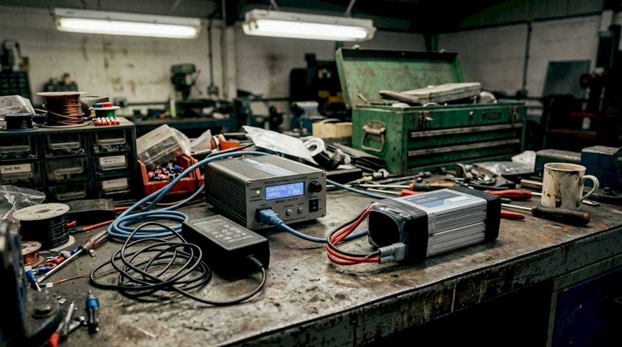 Lithium battery charging with generic and CC-CV chargers