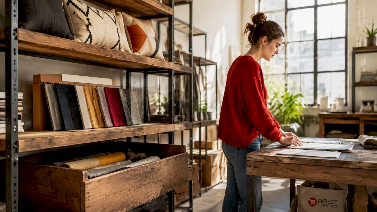 Budget shopfitting materials explained for small retailers 1 Close-up of budget shopfitting material displays