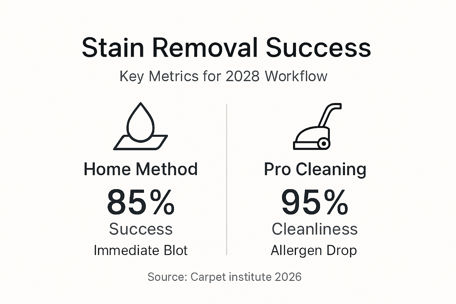 Infographic shows stain success rates and methods