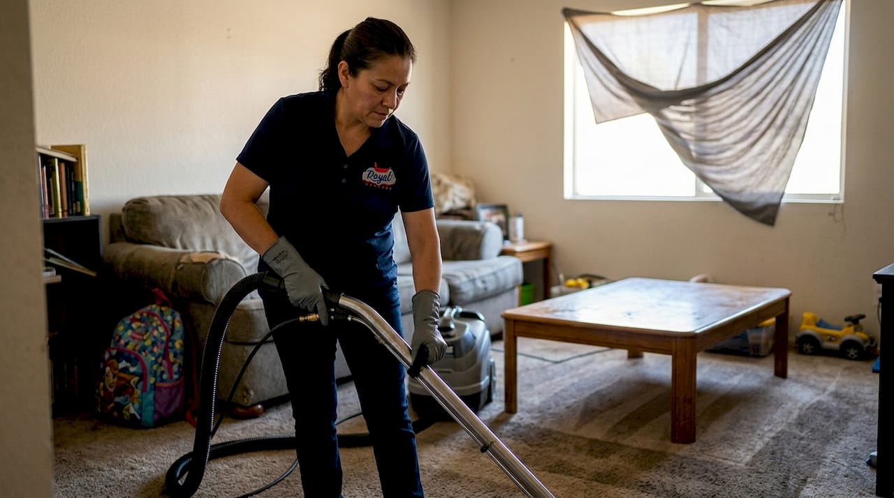 Professional steam cleaning in Albuquerque carpet