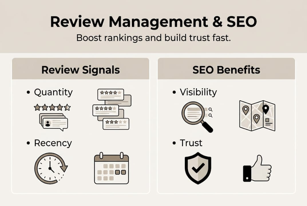 Infographic On Review Management And Local Seo