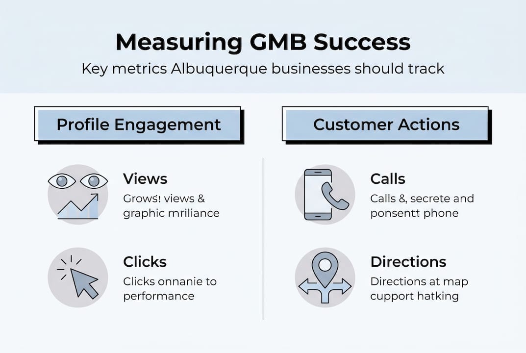 Google My Business guide: boost Albuquerque local visibility 3 Infographic On Key Google My Business Metrics