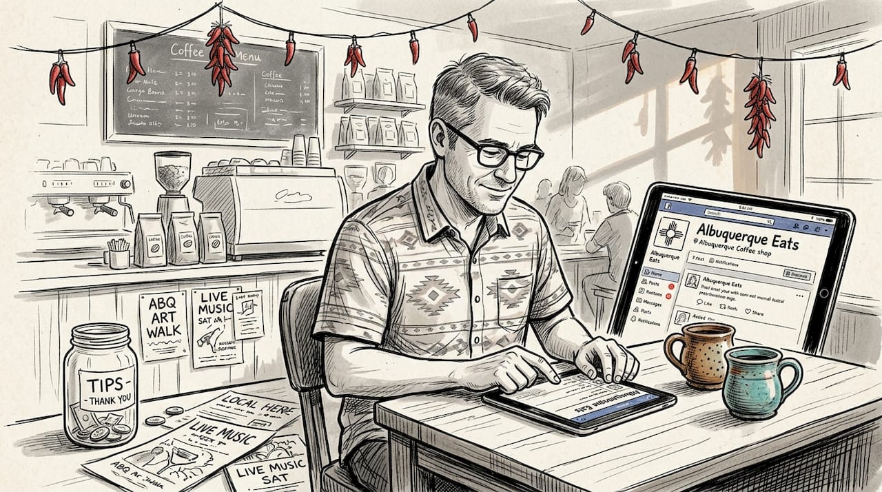 Social media marketing tips to boost Albuquerque SMBs 2 Coffee Shop Owner Replies To Local Online Community