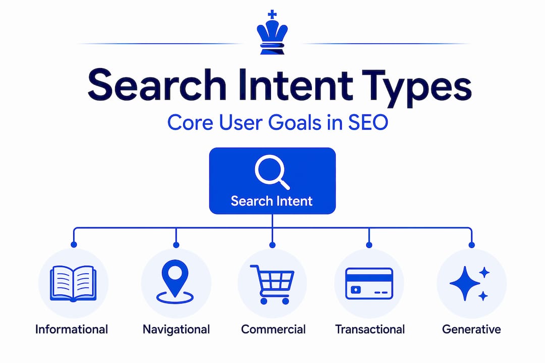 Hierarchy Infographic Of Search Intent Types