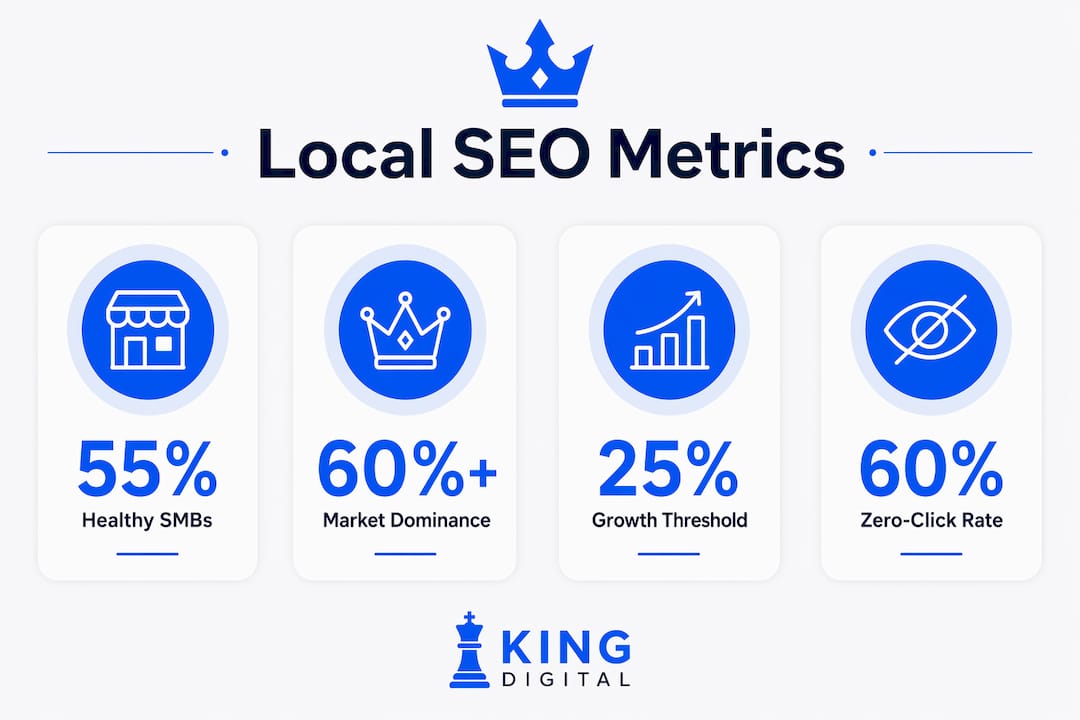 Infographic Illustrating Key Local Seo Market Share Statistics