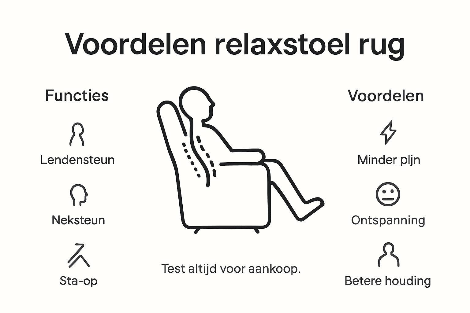 Overzicht: De belangrijkste eigenschappen en voordelen van een relaxfauteuil