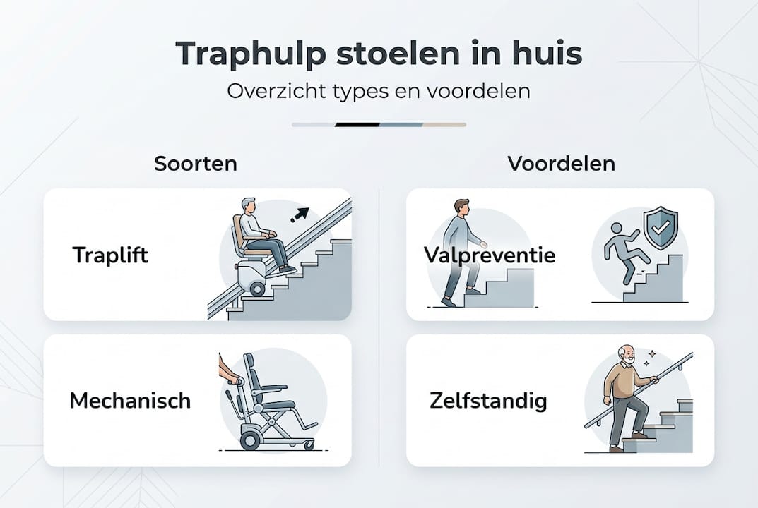 Overzicht: verschillende soorten trapliften en hun voordelen in beeld