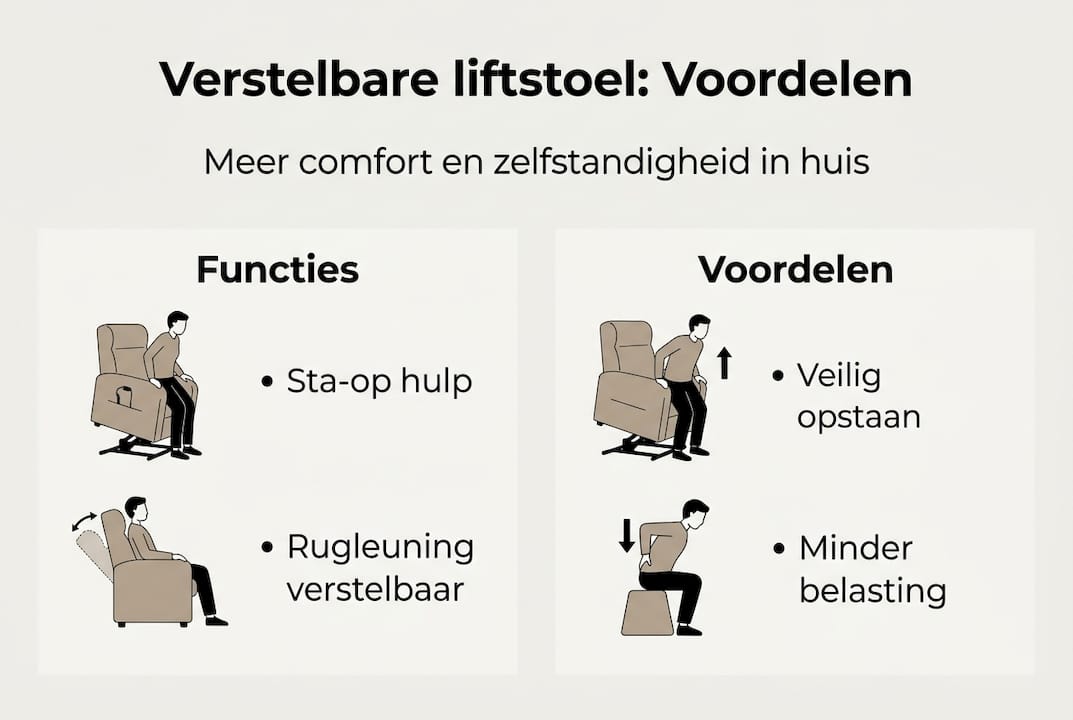 Overzicht: handige functies en pluspunten van de liftstoel