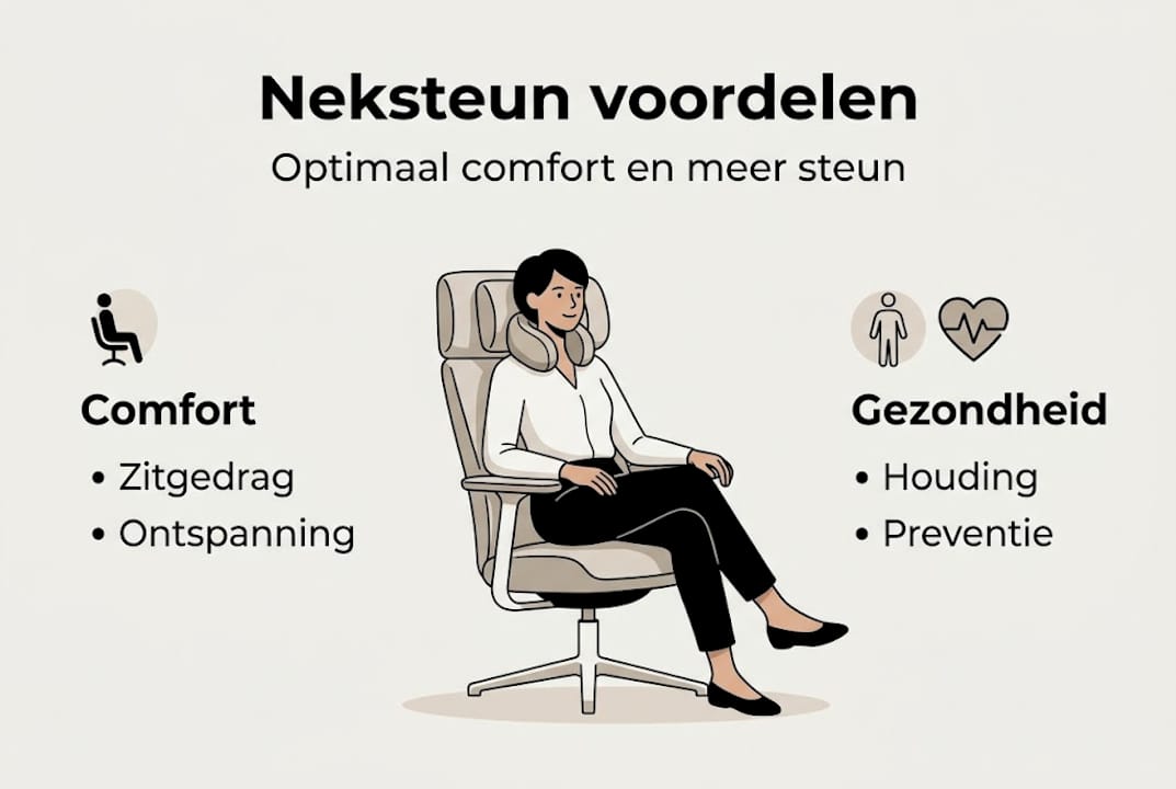 Infographic: Neksteun voor optimaal comfort en een gezonde houding