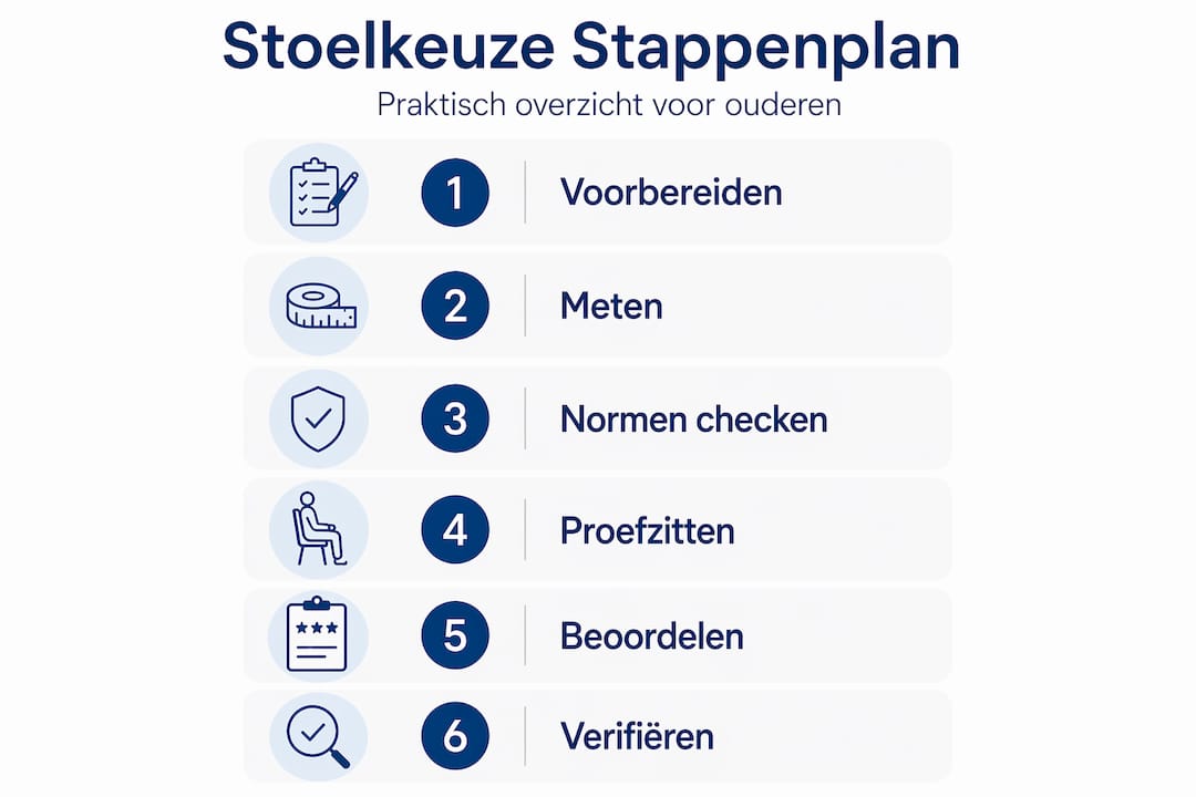 Infographic: zo kies je stap voor stap de juiste stoel