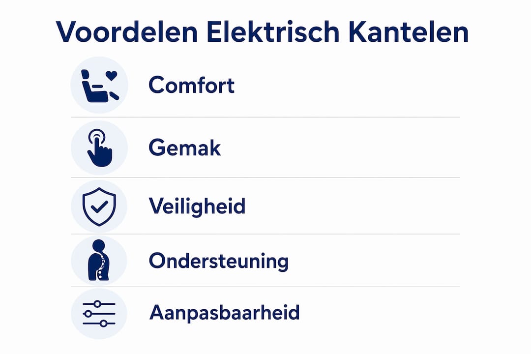 Infographic: Waarom elektrisch kantelen ideaal is voor senioren