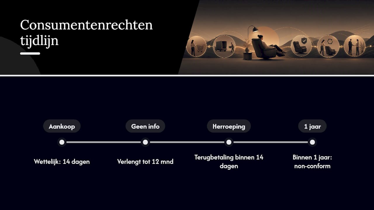 Overzicht van consumentenrechten en proefperiodes