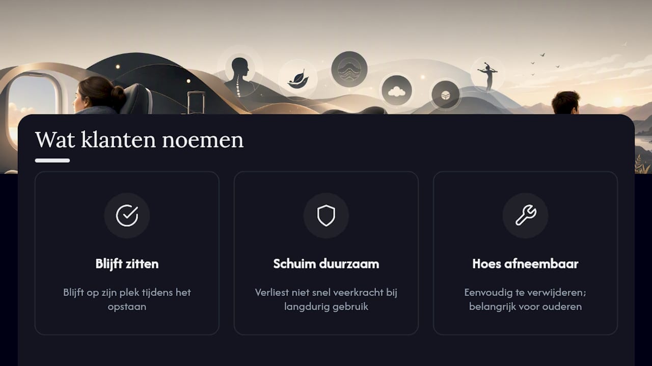 Wat zeggen klanten over de nekkussens van Finlandic? — overview diagram