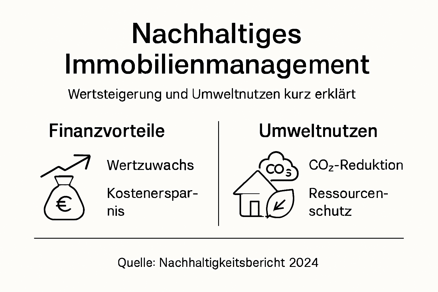 Grafik: Immobilien – Wertentwicklung und Nachhaltigkeit im Überblick