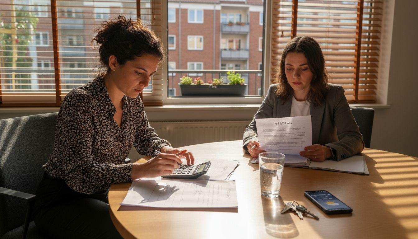 Besprechung zu den Verwaltungskosten rund um die Vermietung