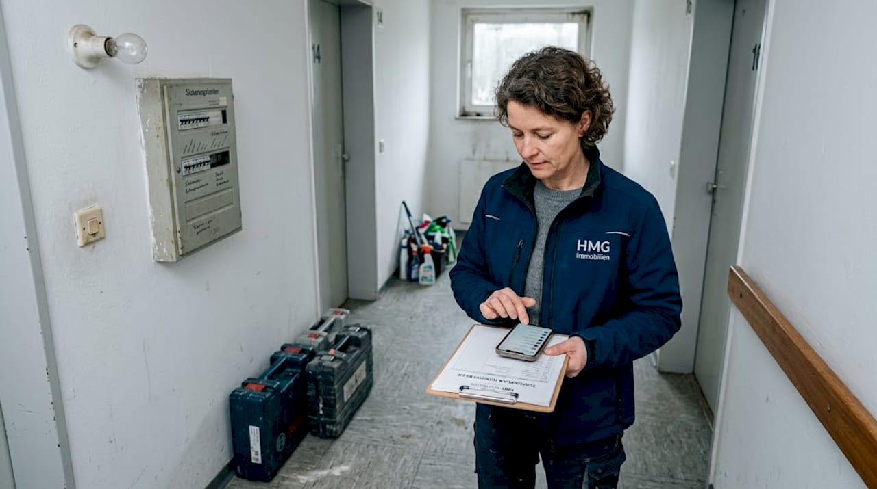 Als Facility-Managerin übernimmt sie die Organisation und Steuerung aller technischen Abläufe im Gebäude.