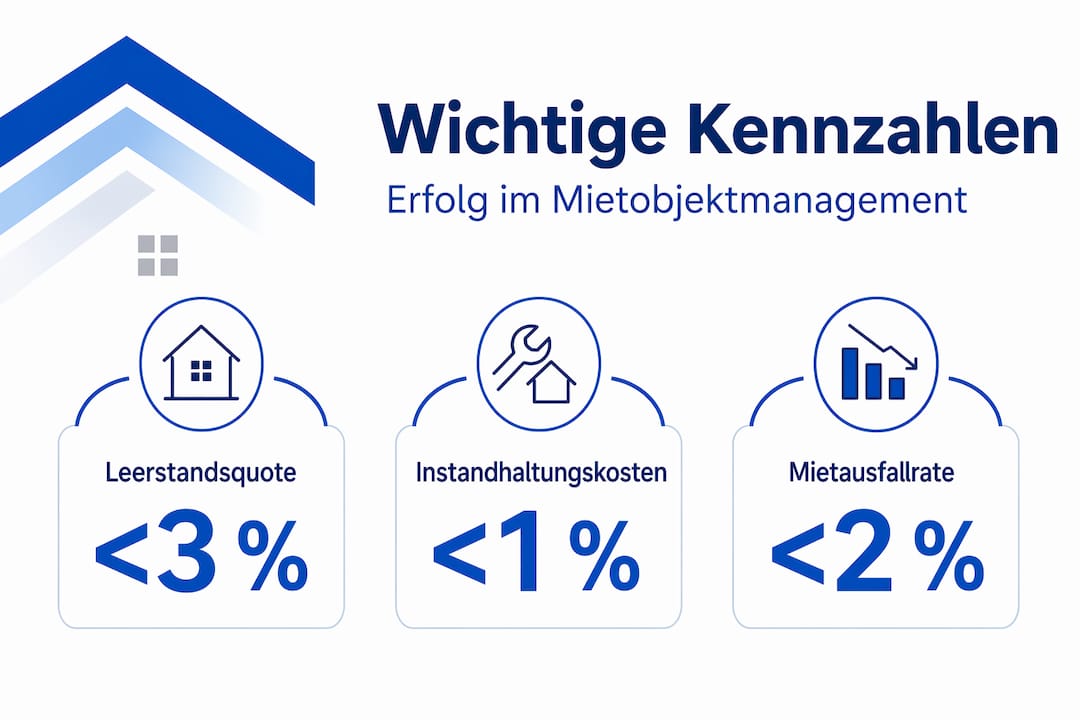 Übersicht wichtiger Kennzahlen im Mietmanagement – anschaulich dargestellt