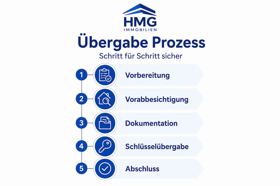 Übersicht: Die fünf wichtigsten Schritte bei der Wohnungsübergabe