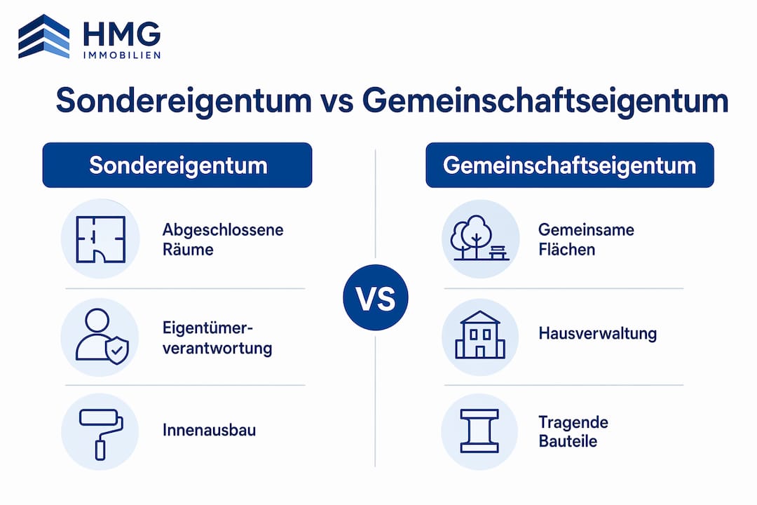 Übersicht: Was gehört zum Sondereigentum, was zum Gemeinschaftseigentum?