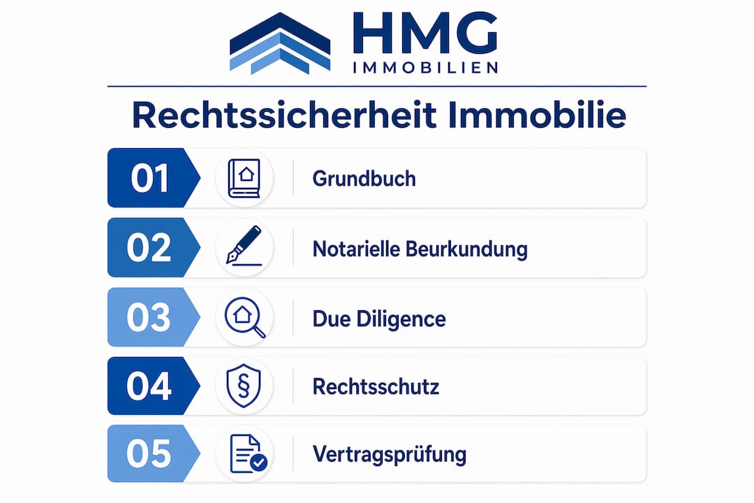 Schritt-für-Schritt-Anleitung: So sorgen Sie beim Immobilienkauf für rechtliche Sicherheit