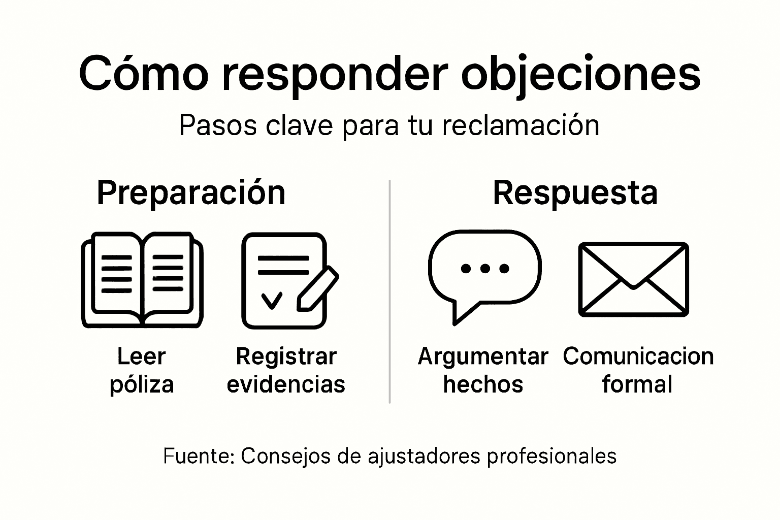 Infografía: cómo manejar con éxito las objeciones más comunes en la venta de seguros