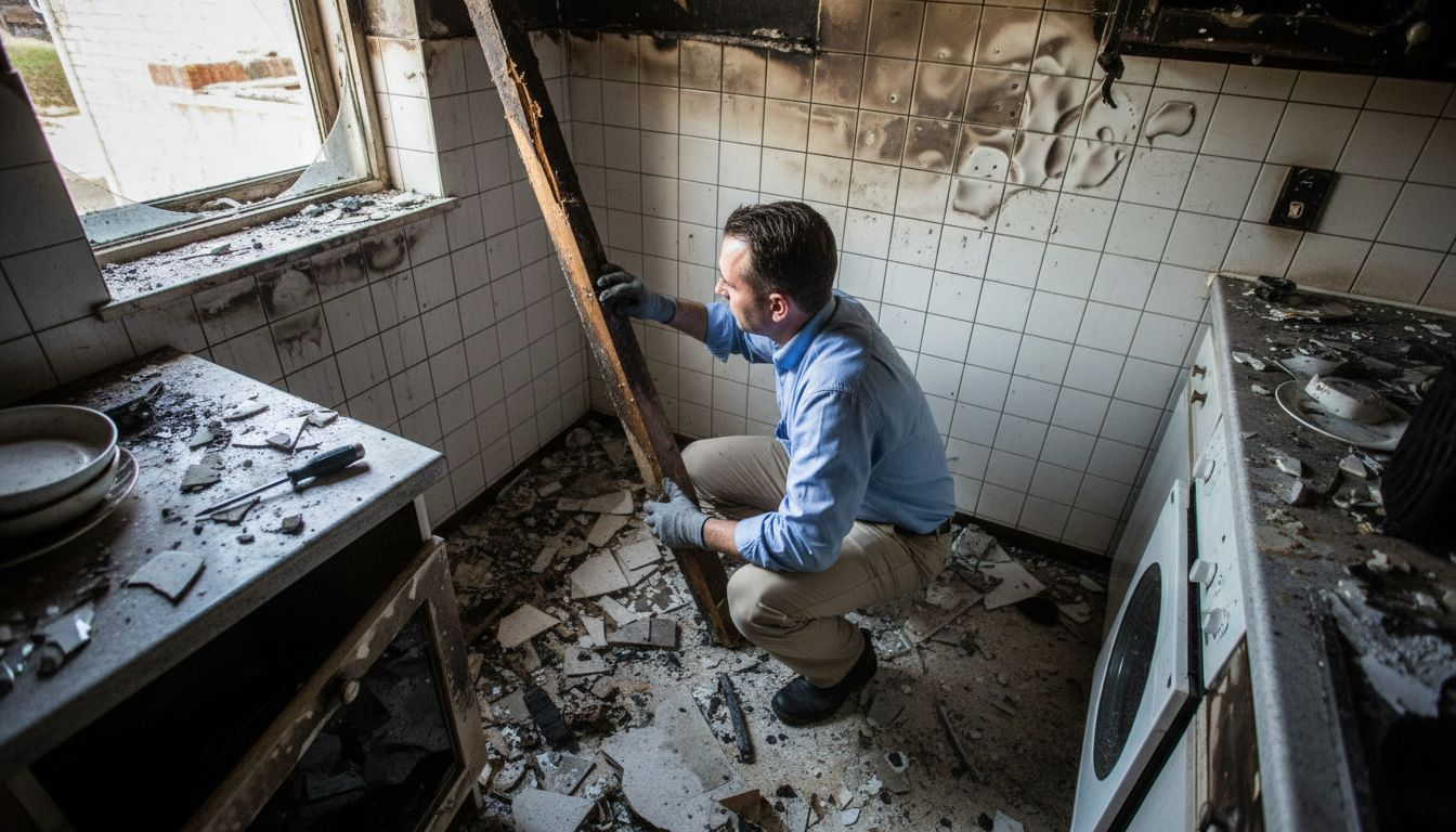 Consecuencias en la estructura de la vivienda tras un incendio doméstico