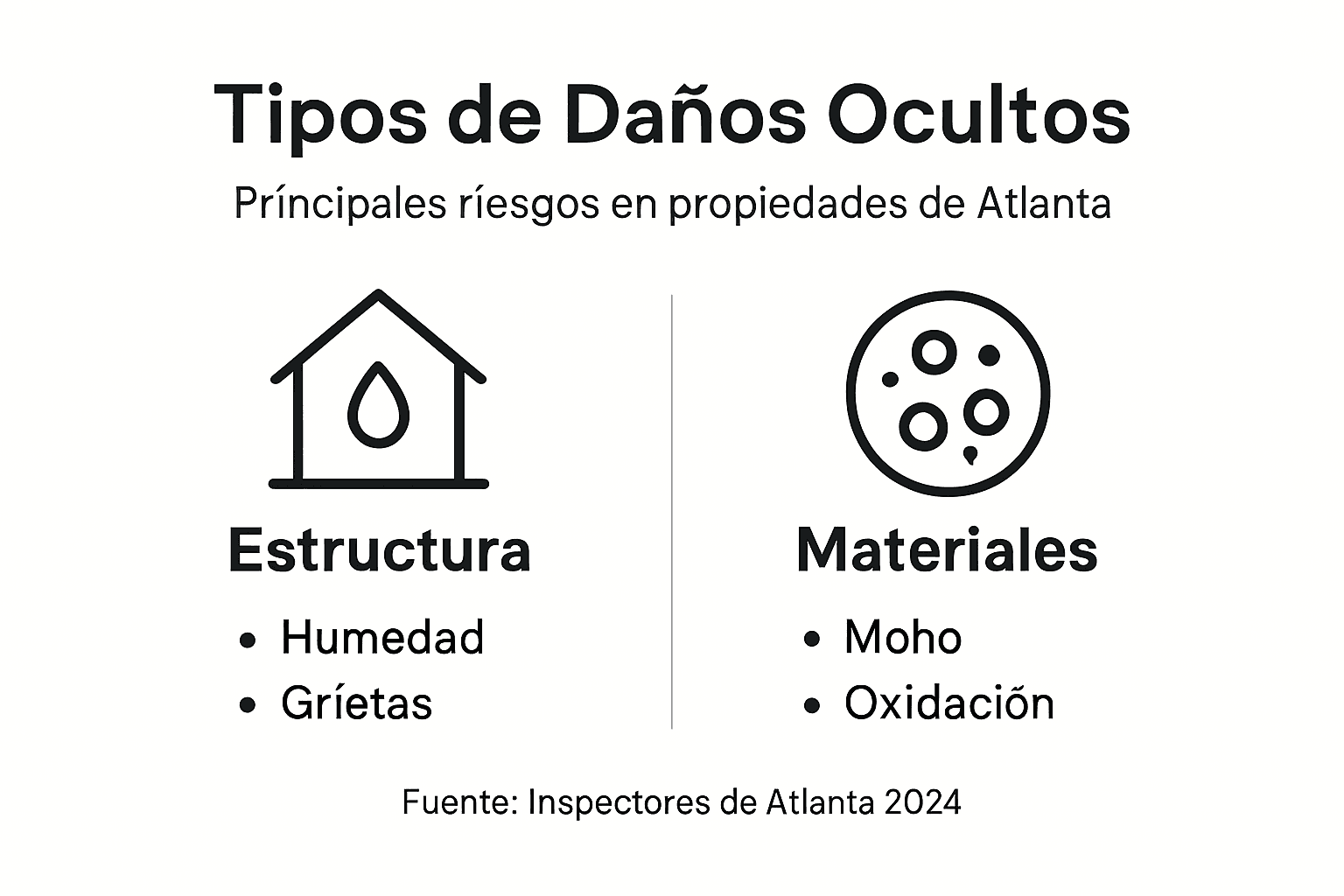 Infografía: daños ocultos más frecuentes