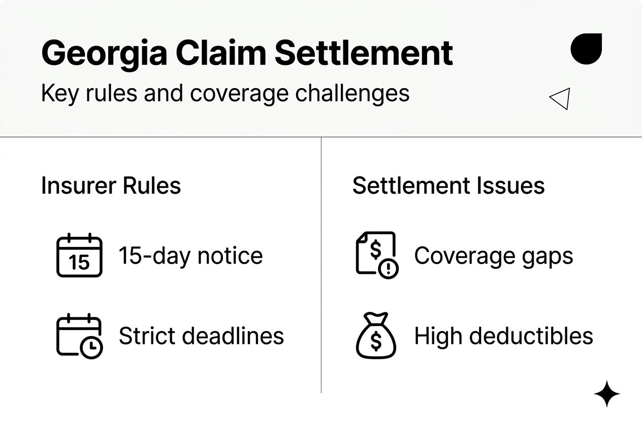 Infographic highlights Georgia claim rules and challenges