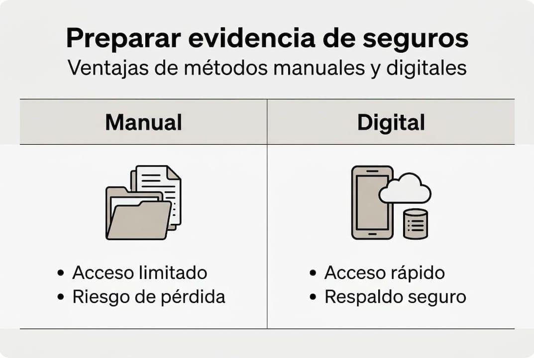 Infografía: principales beneficios de los métodos manuales frente a los digitales