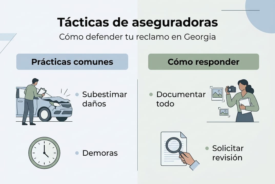 Infografía sobre estrategias y respuestas efectivas para gestionar reclamaciones