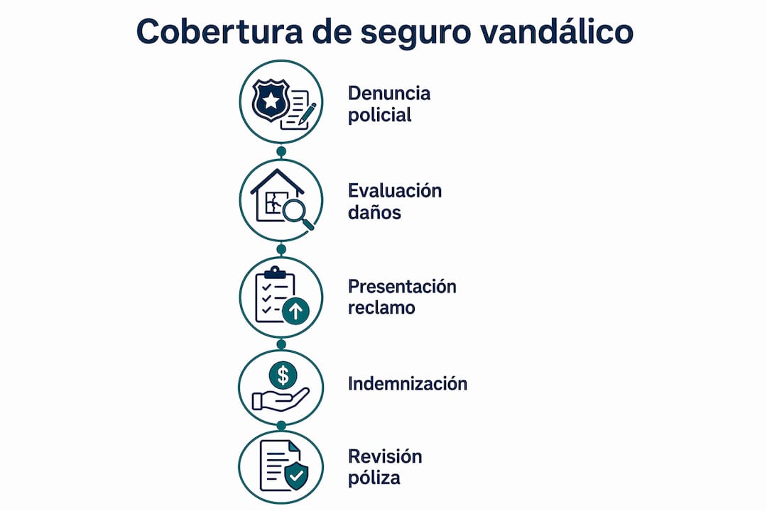 Guía visual sobre los pasos para gestionar tu seguro