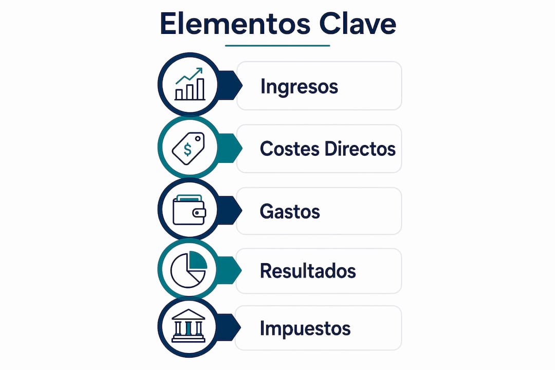 Infografía que destaca los puntos más importantes del informe de pérdidas