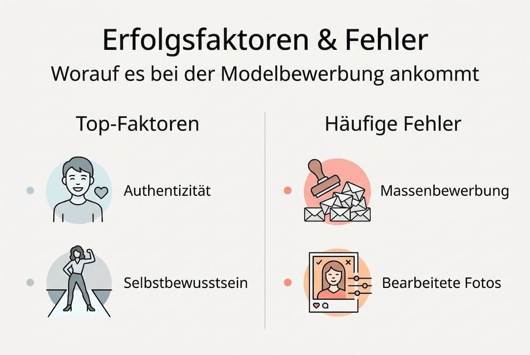 Modelbewerbung auf einen Blick: Worauf es ankommt und typische Stolpersteine