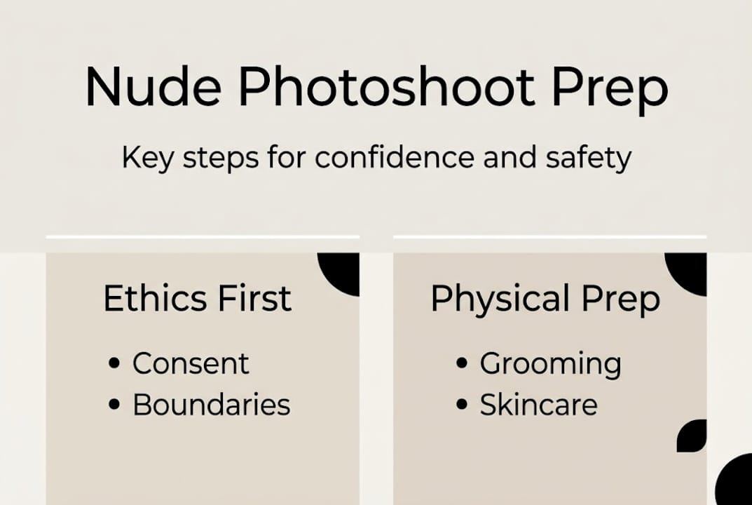 Infographic with ethics and grooming checklist