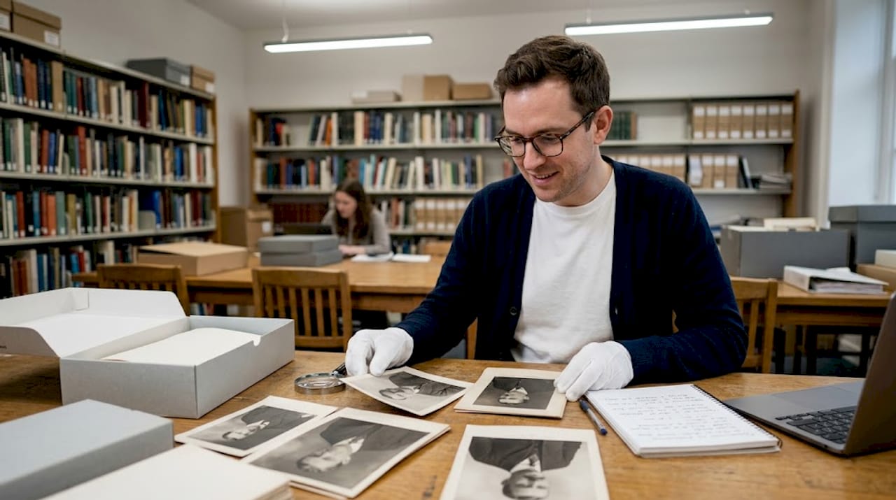 Art historian examines vintage male prints