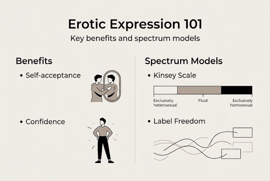 Infographic about erotic expression and spectrum