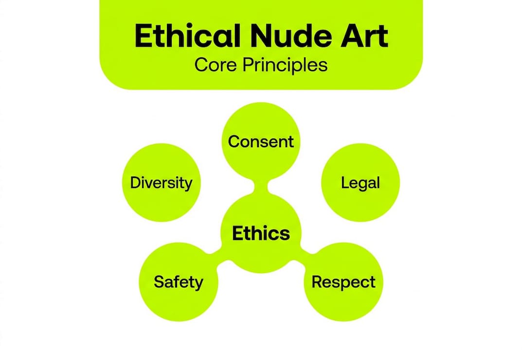 Ethical guidelines hierarchy in nude art