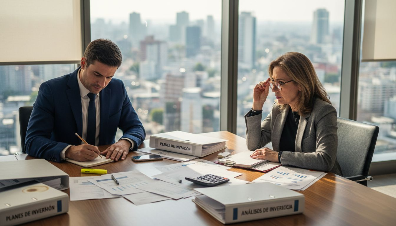 Expertos evaluando posibles riesgos financieros