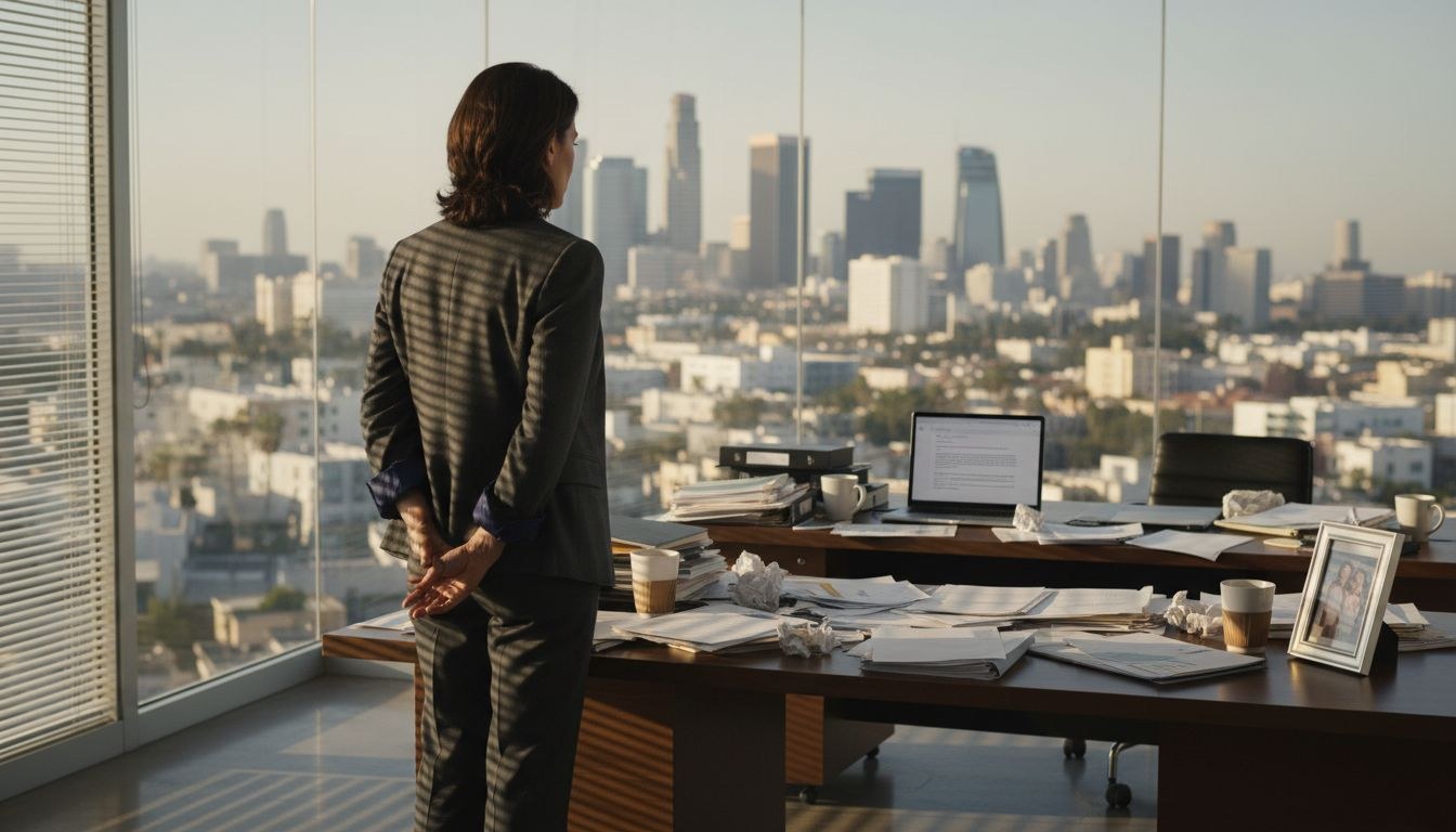 Executive reflects on job loss in office