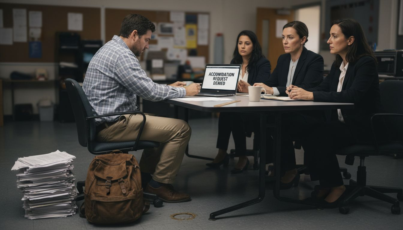 Meeting about denied accommodation request