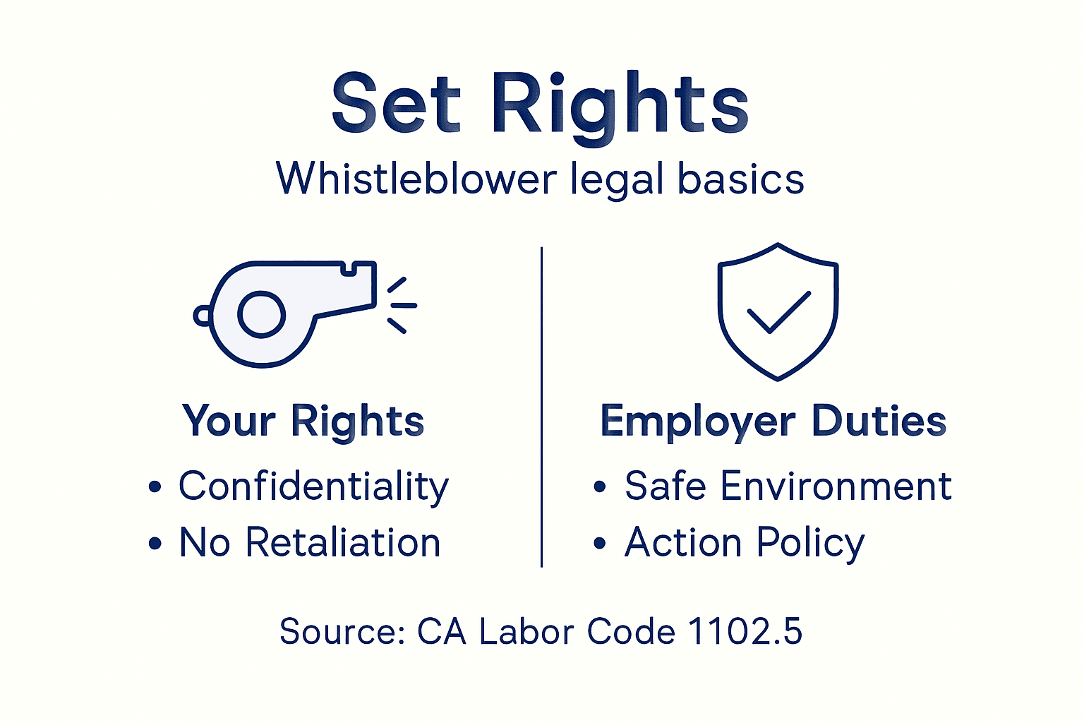 Infographic showing rights and employer duties