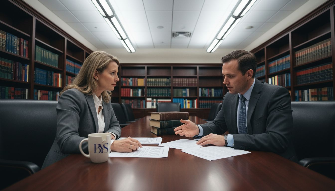 Executive consulting with employment attorney